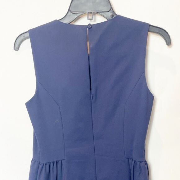 Kate Spade New York Rhys Sleeveless Sheath Dress Navy Blue Size 4 Elegant Classi - Picture 5 of 9